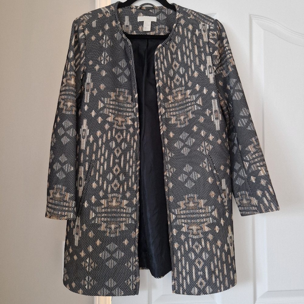 H&M patterned coat